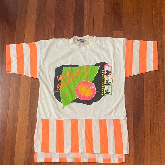 Kids Tee - White and Orange - Picture 1 of 1